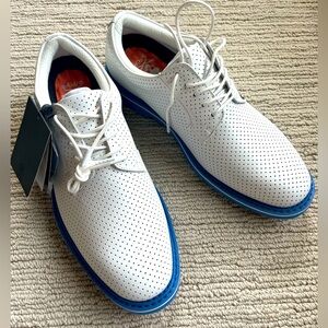 NWT- G/Fore G4 Perforated Gallivanter Golf Shoe Sneaker ⛳️ US 10 ⛳️ Blue Skull